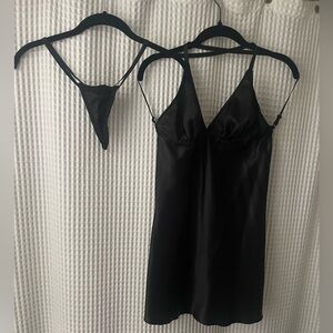 Dream girl Lingerie (black), size Large - never worn